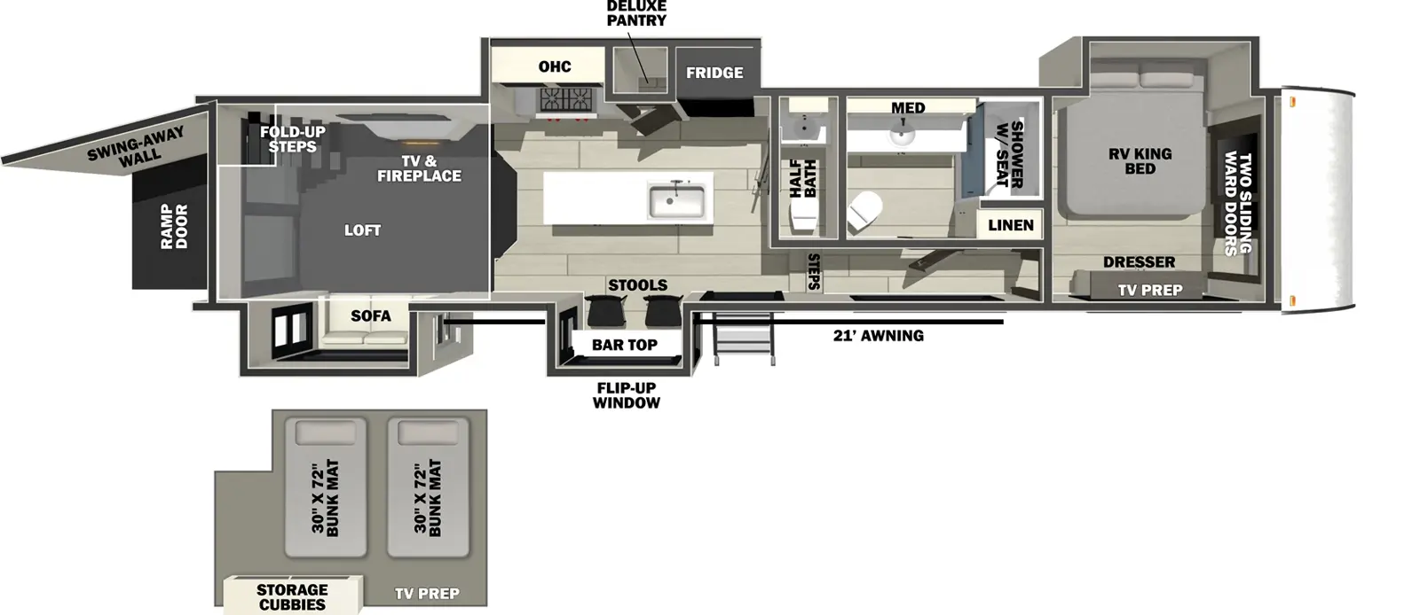 411STAY Floorplan Image